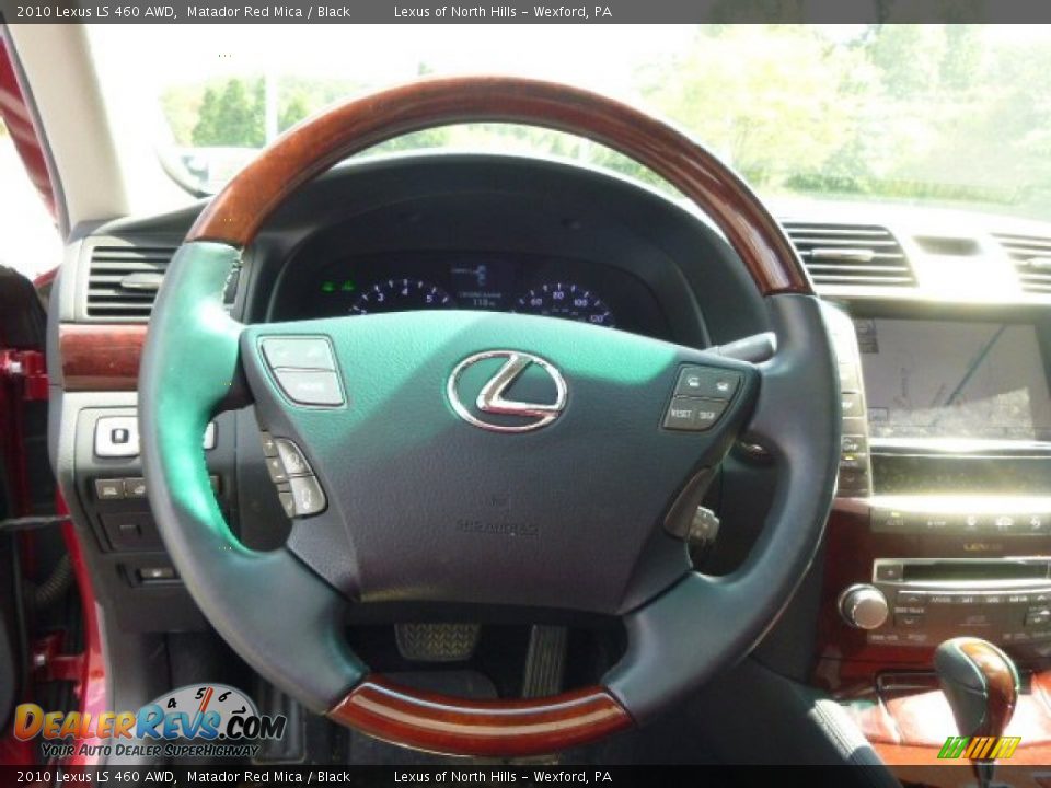 2010 Lexus LS 460 AWD Matador Red Mica / Black Photo #18