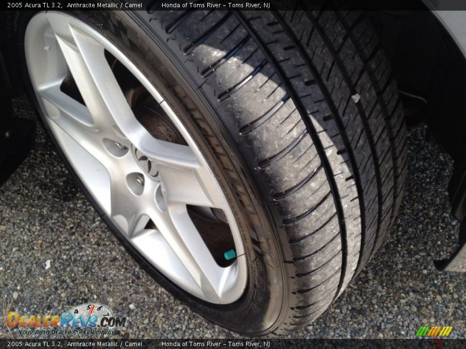 2005 Acura TL 3.2 Anthracite Metallic / Camel Photo #2