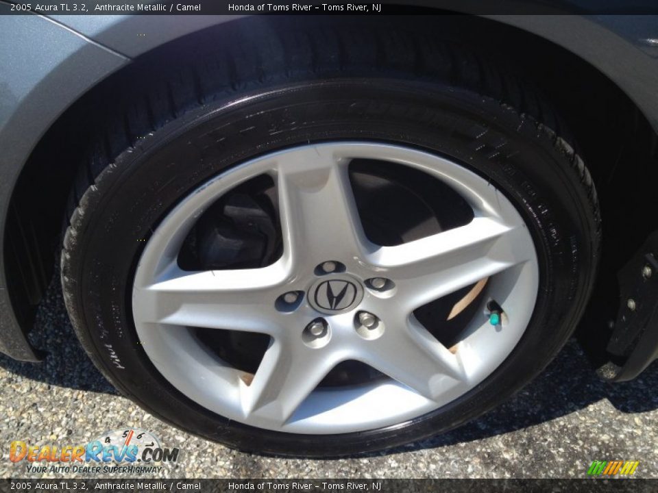 2005 Acura TL 3.2 Anthracite Metallic / Camel Photo #3