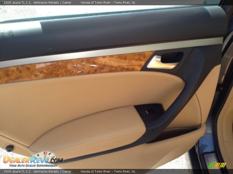 2005 Acura TL 3.2 Anthracite Metallic / Camel Photo #9