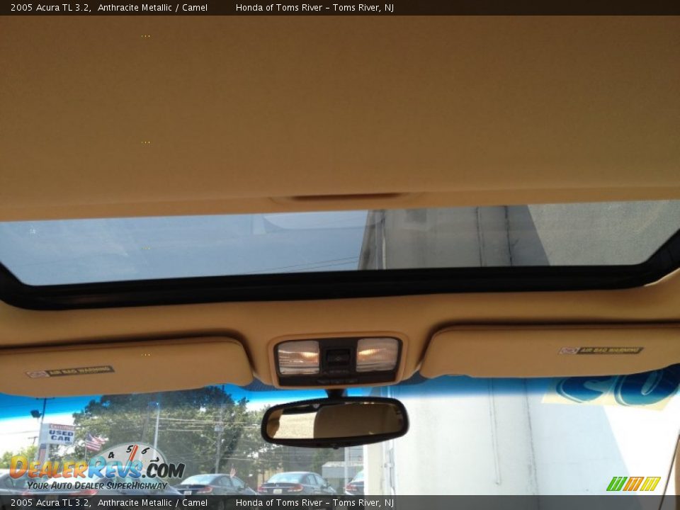 2005 Acura TL 3.2 Anthracite Metallic / Camel Photo #11