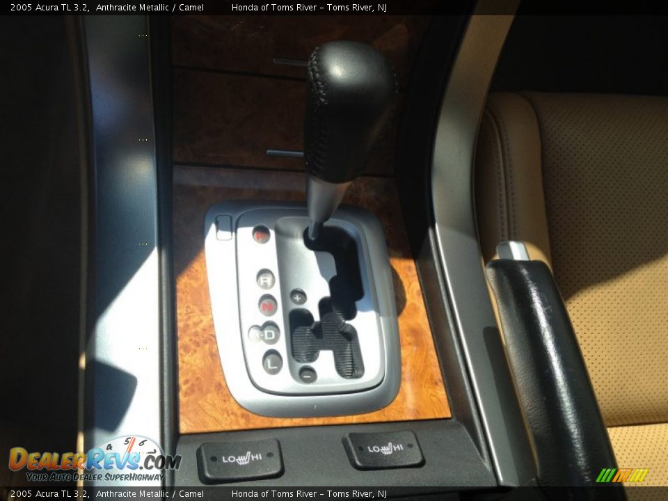 2005 Acura TL 3.2 Anthracite Metallic / Camel Photo #17