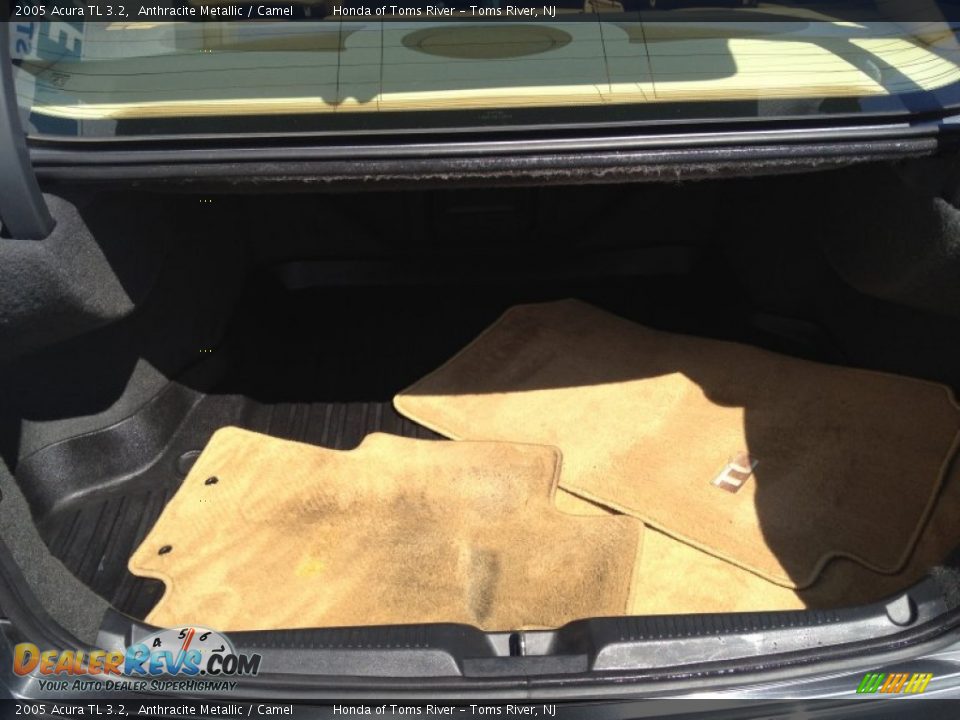 2005 Acura TL 3.2 Anthracite Metallic / Camel Photo #21
