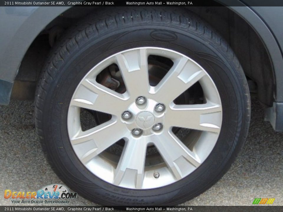 2011 Mitsubishi Outlander SE AWD Graphite Gray Pearl / Black Photo #3