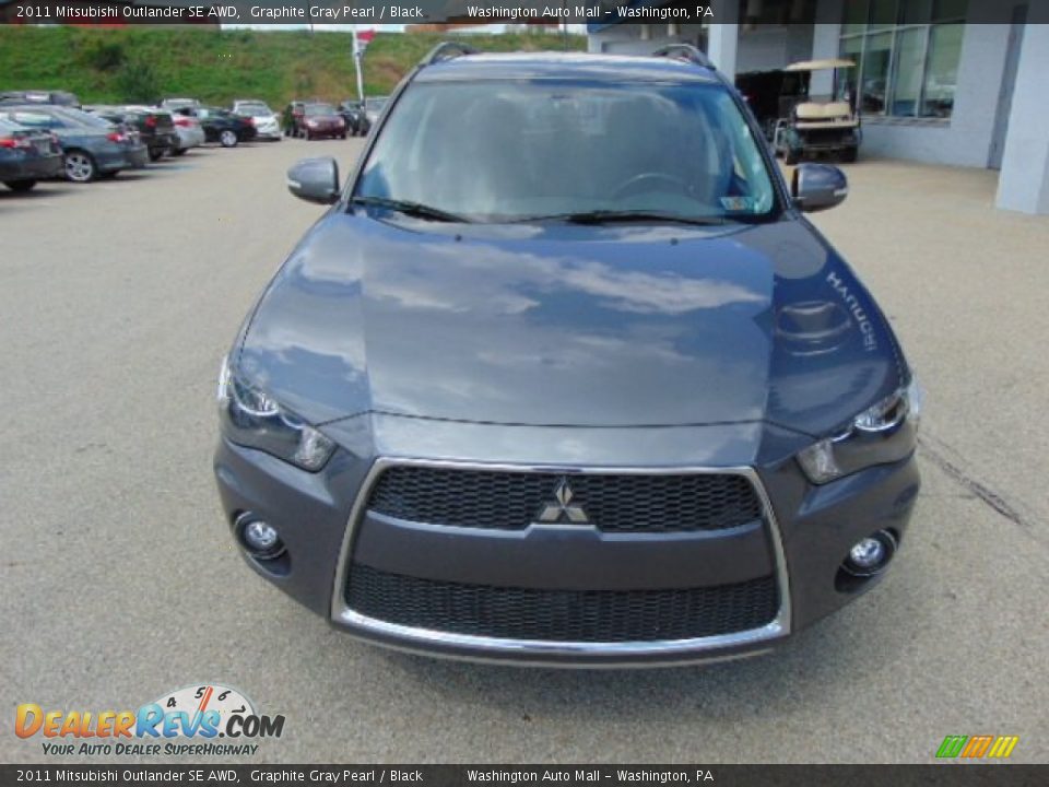 2011 Mitsubishi Outlander SE AWD Graphite Gray Pearl / Black Photo #4