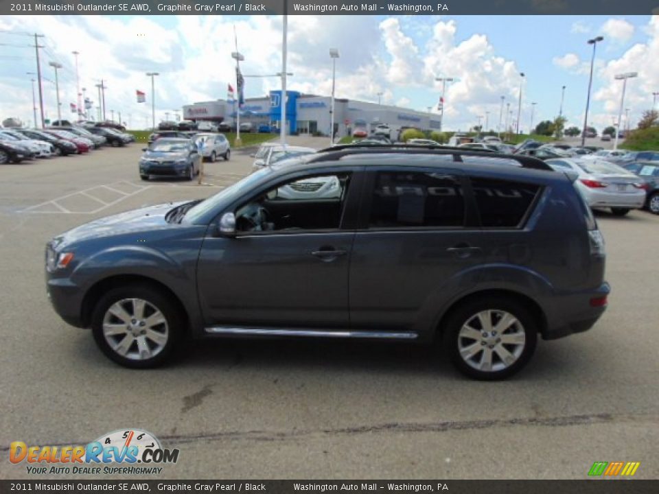 2011 Mitsubishi Outlander SE AWD Graphite Gray Pearl / Black Photo #6