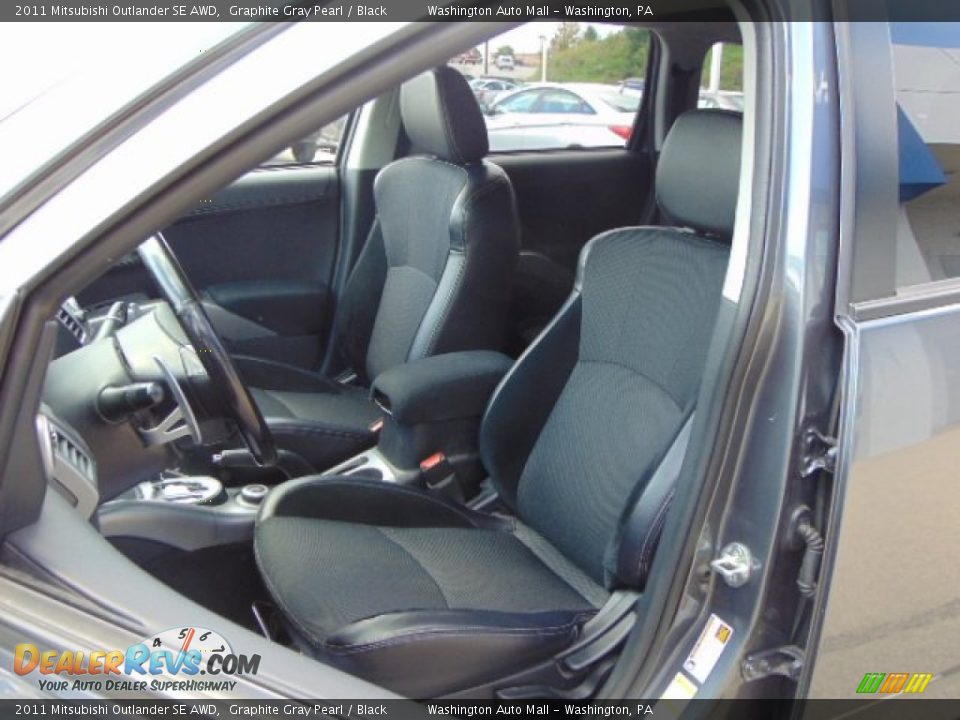 2011 Mitsubishi Outlander SE AWD Graphite Gray Pearl / Black Photo #11
