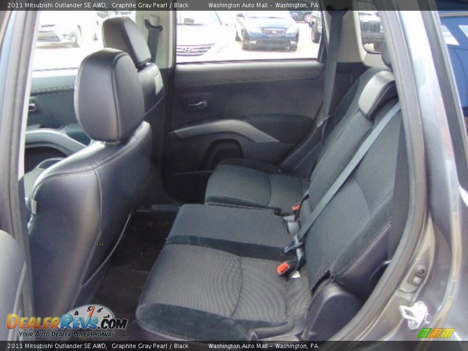 2011 Mitsubishi Outlander SE AWD Graphite Gray Pearl / Black Photo #15
