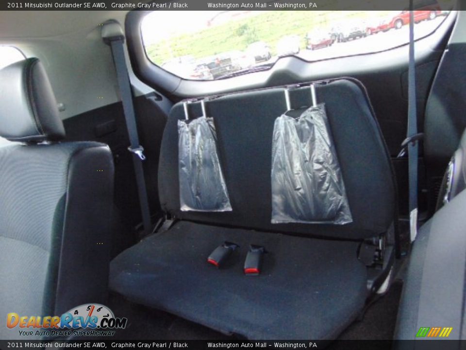 2011 Mitsubishi Outlander SE AWD Graphite Gray Pearl / Black Photo #16