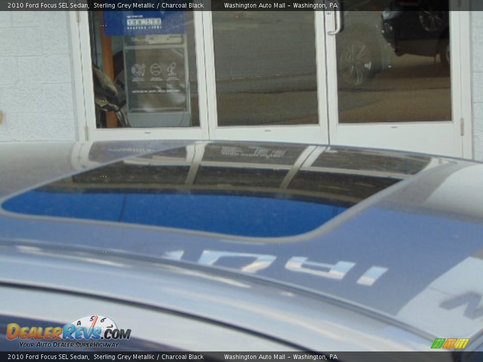 2010 Ford Focus SEL Sedan Sterling Grey Metallic / Charcoal Black Photo #4