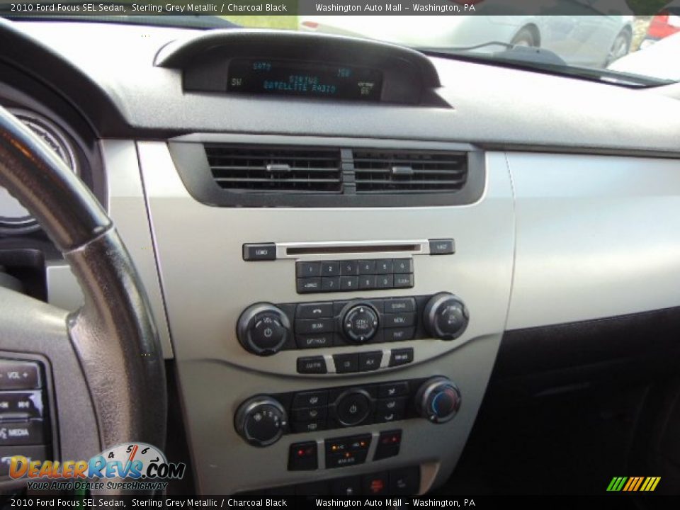 2010 Ford Focus SEL Sedan Sterling Grey Metallic / Charcoal Black Photo #15