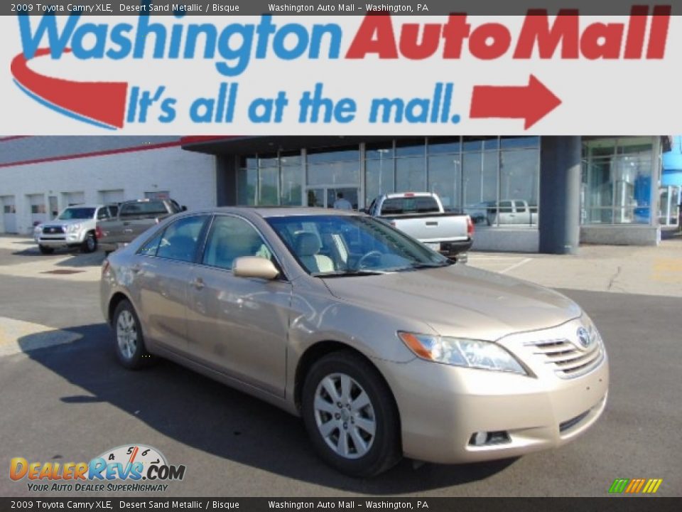 2009 Toyota Camry XLE Desert Sand Metallic / Bisque Photo #1