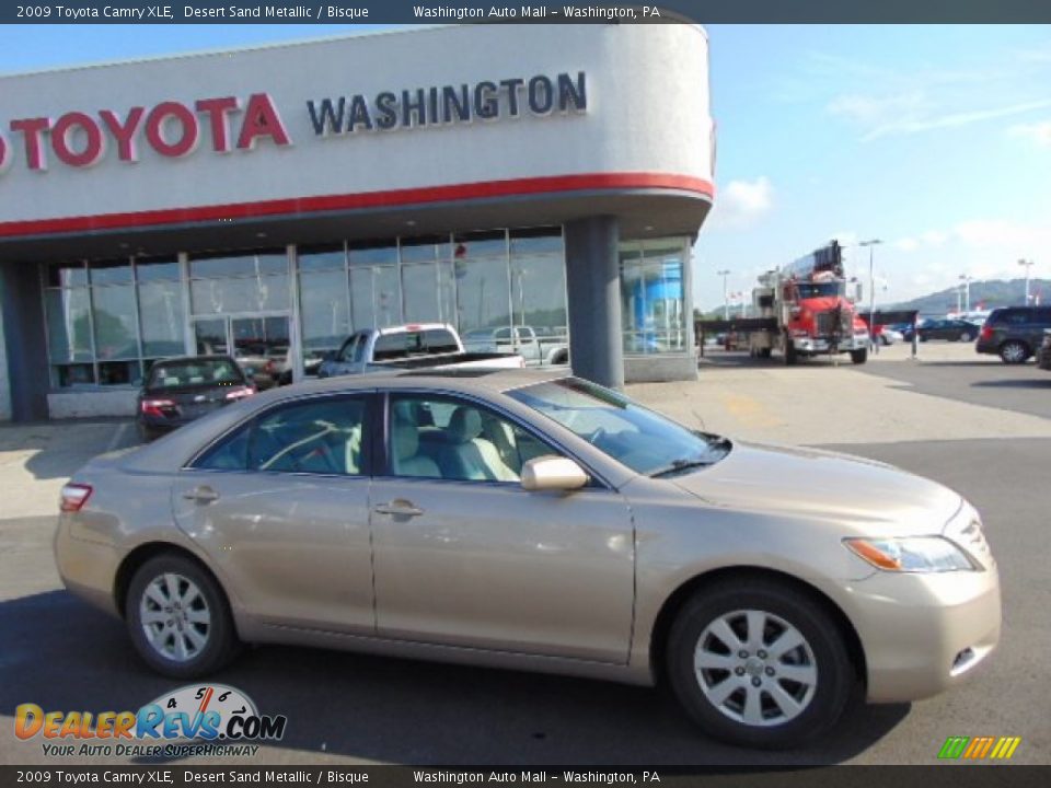 2009 Toyota Camry XLE Desert Sand Metallic / Bisque Photo #2