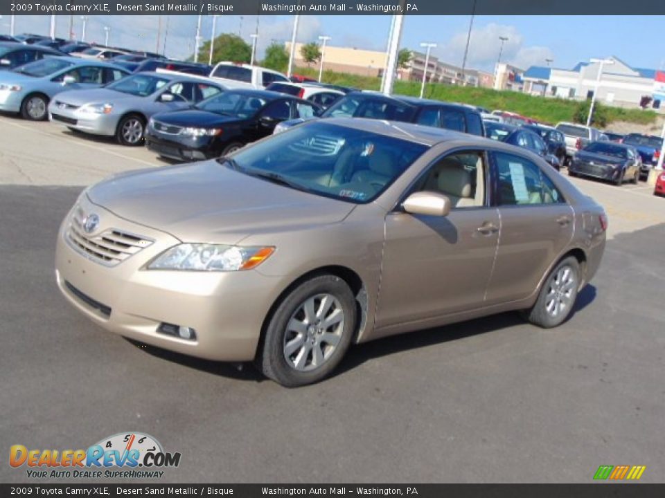 2009 Toyota Camry XLE Desert Sand Metallic / Bisque Photo #4