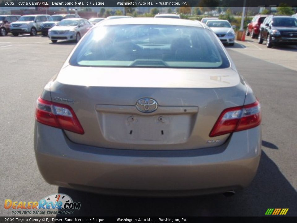 2009 Toyota Camry XLE Desert Sand Metallic / Bisque Photo #7