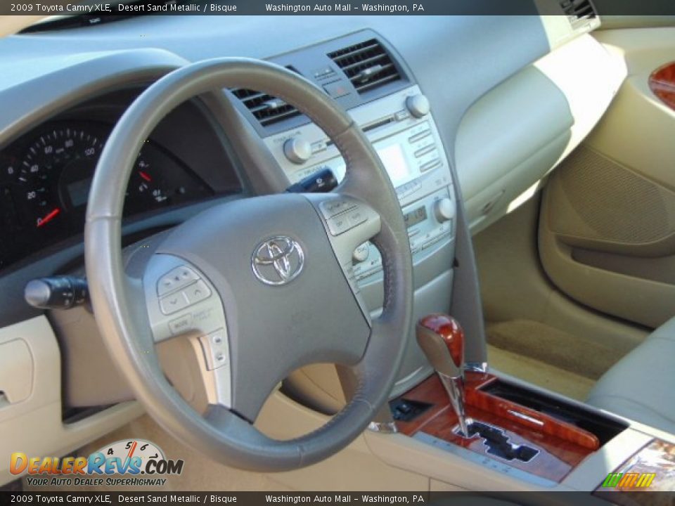 2009 Toyota Camry XLE Desert Sand Metallic / Bisque Photo #10