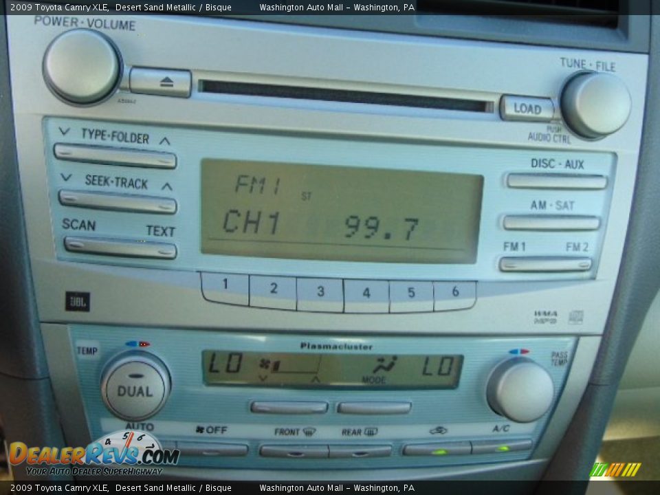 2009 Toyota Camry XLE Desert Sand Metallic / Bisque Photo #14