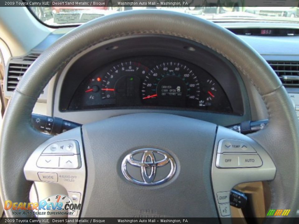 2009 Toyota Camry XLE Desert Sand Metallic / Bisque Photo #15