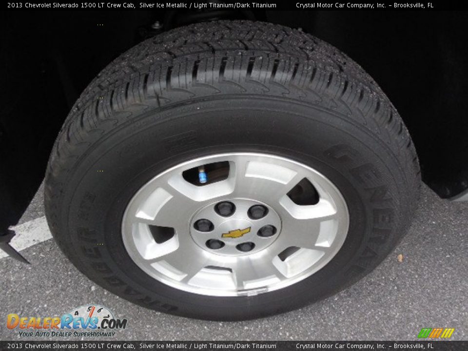 2013 Chevrolet Silverado 1500 LT Crew Cab Silver Ice Metallic / Light Titanium/Dark Titanium Photo #14