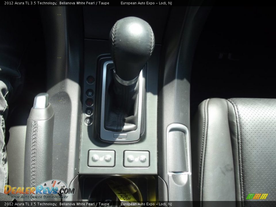 2012 Acura TL 3.5 Technology Bellanova White Pearl / Taupe Photo #21