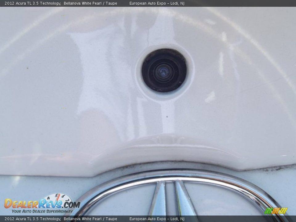 2012 Acura TL 3.5 Technology Bellanova White Pearl / Taupe Photo #35
