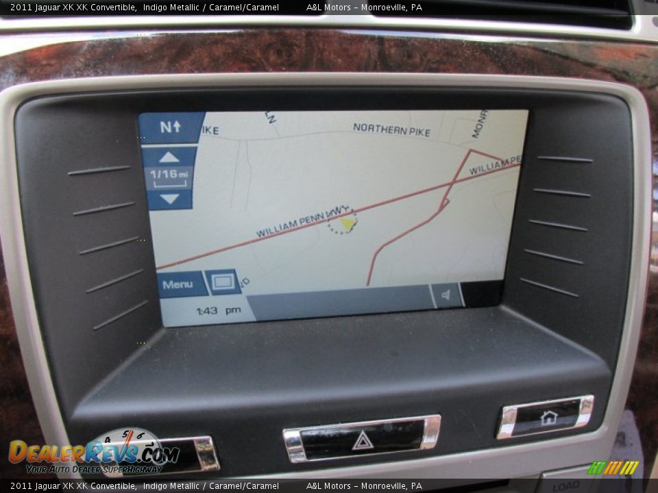 Navigation of 2011 Jaguar XK XK Convertible Photo #16