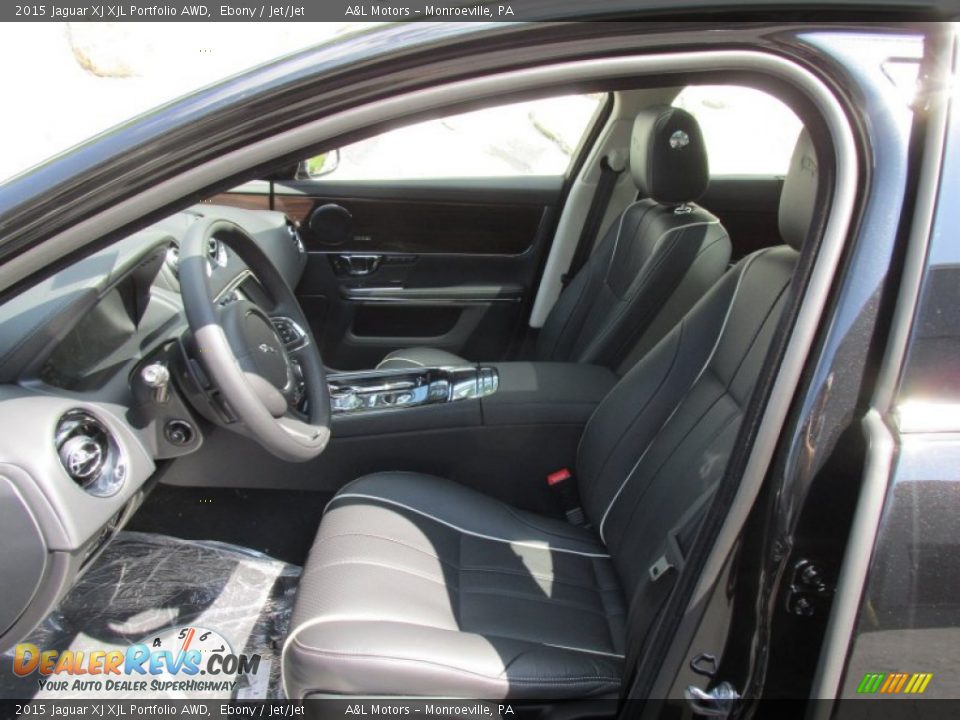 Front Seat of 2015 Jaguar XJ XJL Portfolio AWD Photo #10