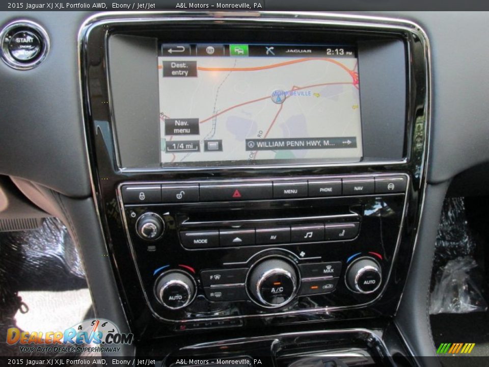 Controls of 2015 Jaguar XJ XJL Portfolio AWD Photo #13