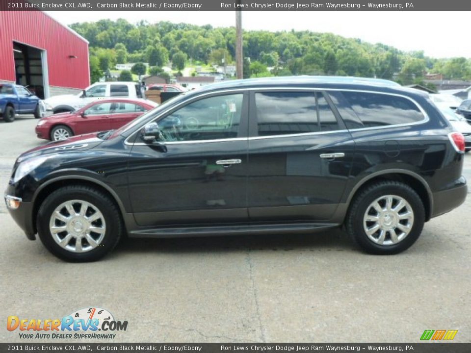 2011 Buick Enclave CXL AWD Carbon Black Metallic / Ebony/Ebony Photo #2