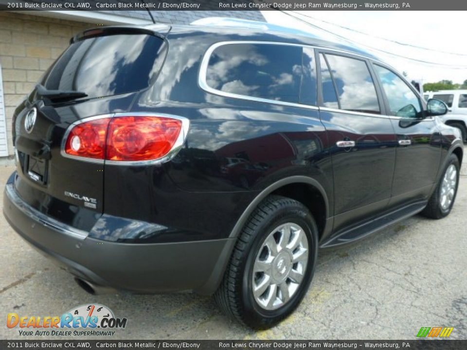 2011 Buick Enclave CXL AWD Carbon Black Metallic / Ebony/Ebony Photo #5