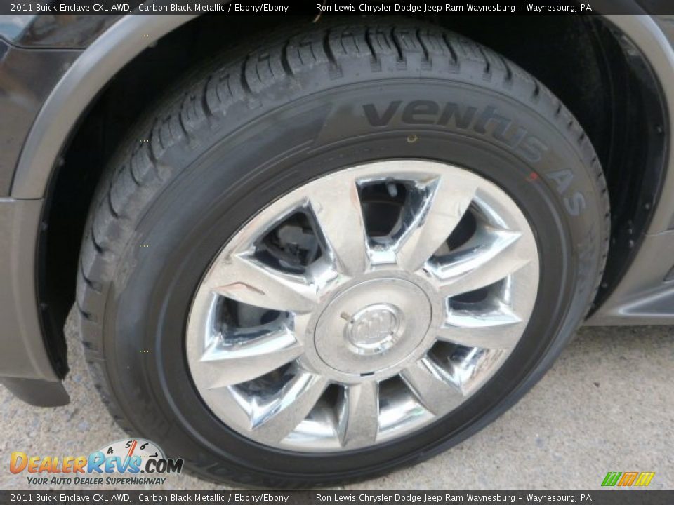 2011 Buick Enclave CXL AWD Carbon Black Metallic / Ebony/Ebony Photo #8