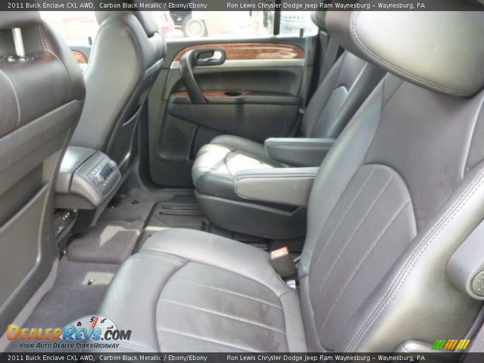 2011 Buick Enclave CXL AWD Carbon Black Metallic / Ebony/Ebony Photo #10