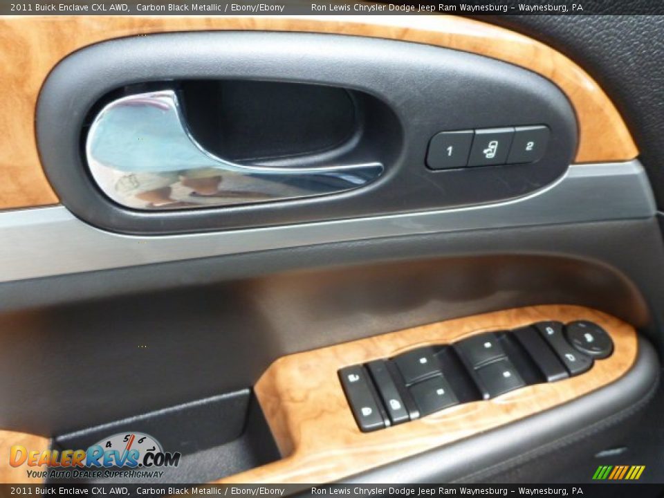 2011 Buick Enclave CXL AWD Carbon Black Metallic / Ebony/Ebony Photo #14