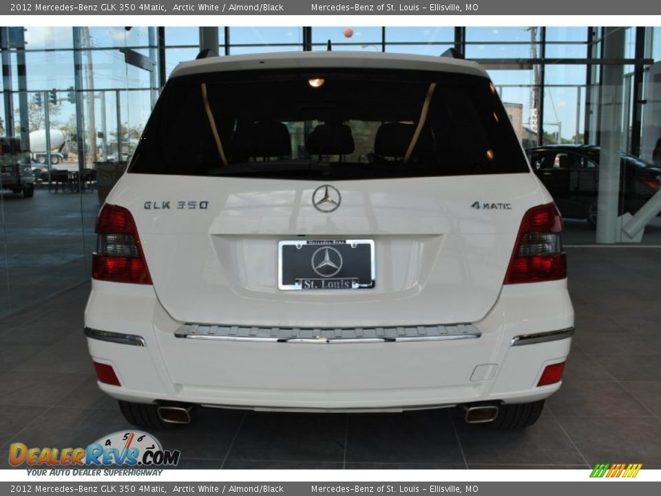 2012 Mercedes-Benz GLK 350 4Matic Arctic White / Almond/Black Photo #3