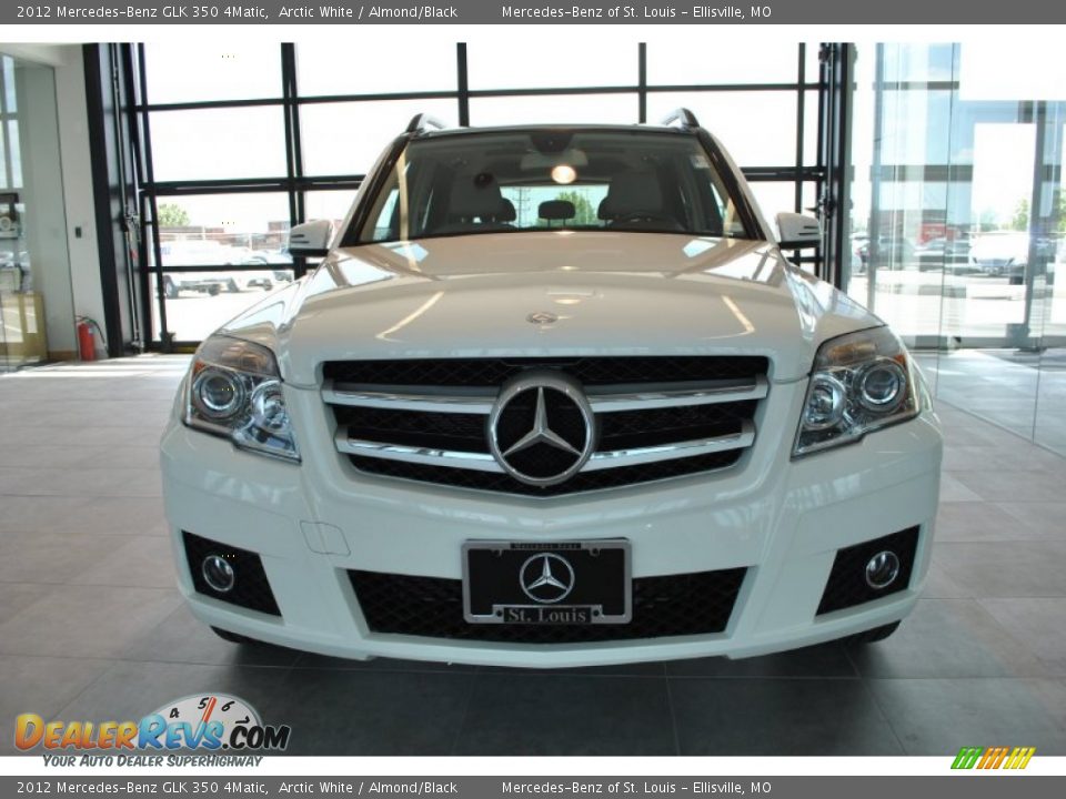 2012 Mercedes-Benz GLK 350 4Matic Arctic White / Almond/Black Photo #15