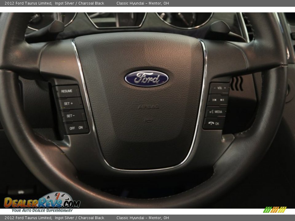 2012 Ford Taurus Limited Ingot Silver / Charcoal Black Photo #6