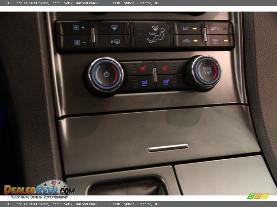 2012 Ford Taurus Limited Ingot Silver / Charcoal Black Photo #11