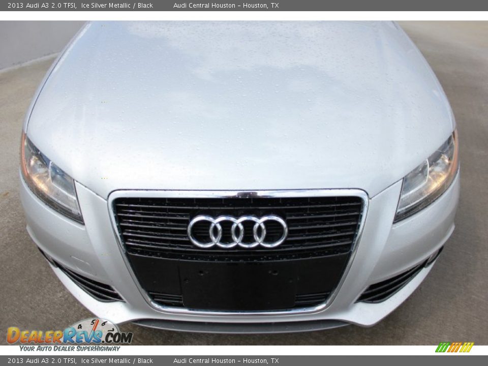 2013 Audi A3 2.0 TFSI Ice Silver Metallic / Black Photo #2