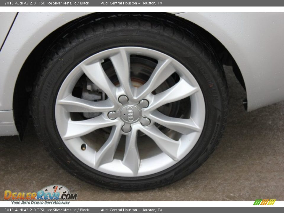 2013 Audi A3 2.0 TFSI Ice Silver Metallic / Black Photo #4