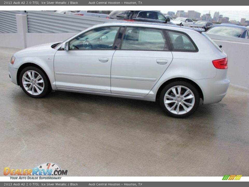 2013 Audi A3 2.0 TFSI Ice Silver Metallic / Black Photo #5