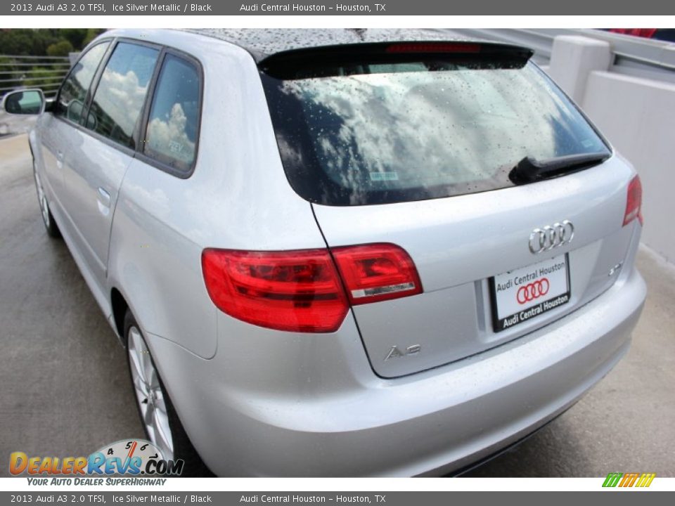 2013 Audi A3 2.0 TFSI Ice Silver Metallic / Black Photo #6