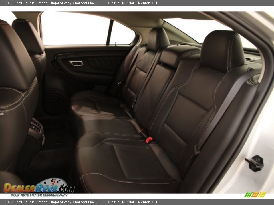 2012 Ford Taurus Limited Ingot Silver / Charcoal Black Photo #17