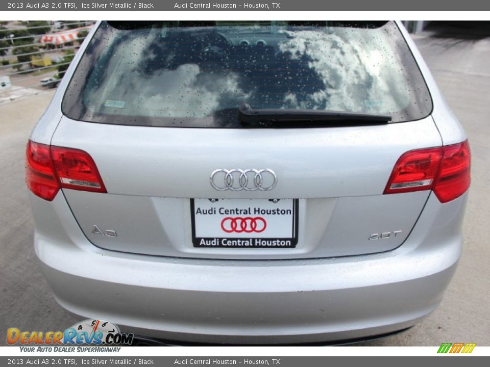 2013 Audi A3 2.0 TFSI Ice Silver Metallic / Black Photo #7