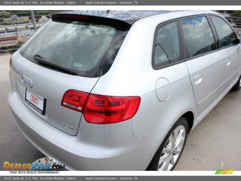 2013 Audi A3 2.0 TFSI Ice Silver Metallic / Black Photo #8