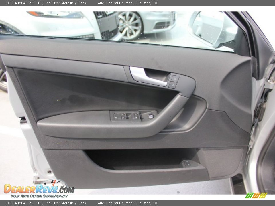 2013 Audi A3 2.0 TFSI Ice Silver Metallic / Black Photo #10