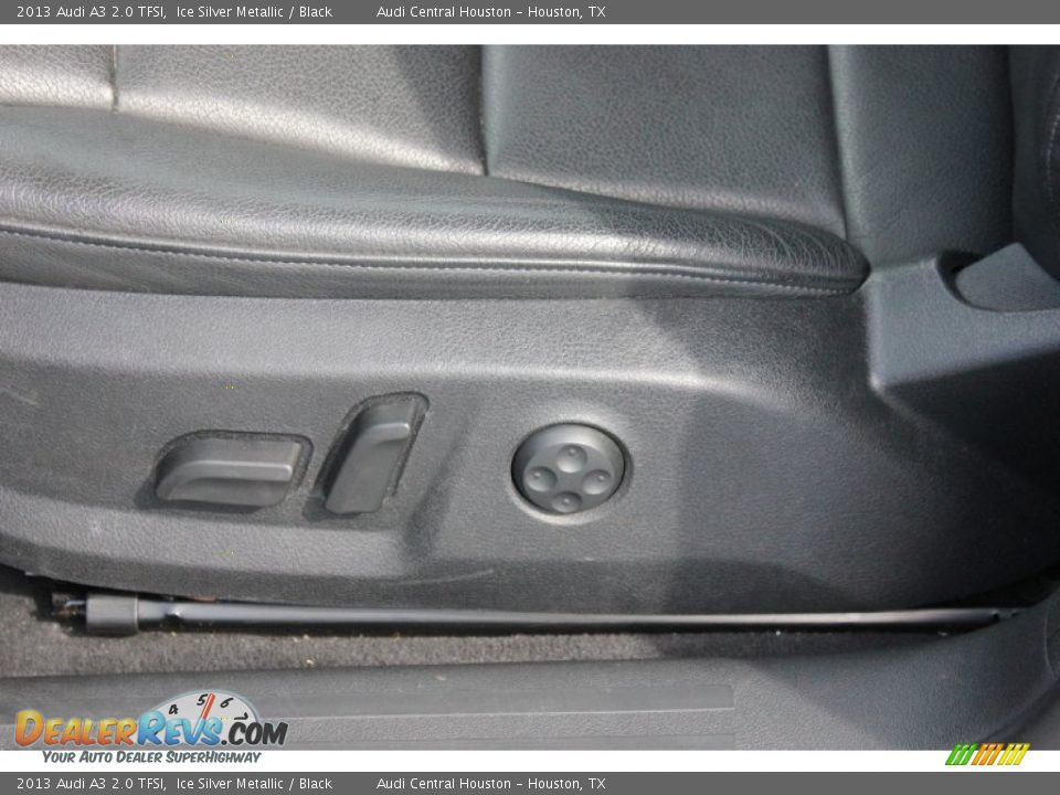 2013 Audi A3 2.0 TFSI Ice Silver Metallic / Black Photo #11