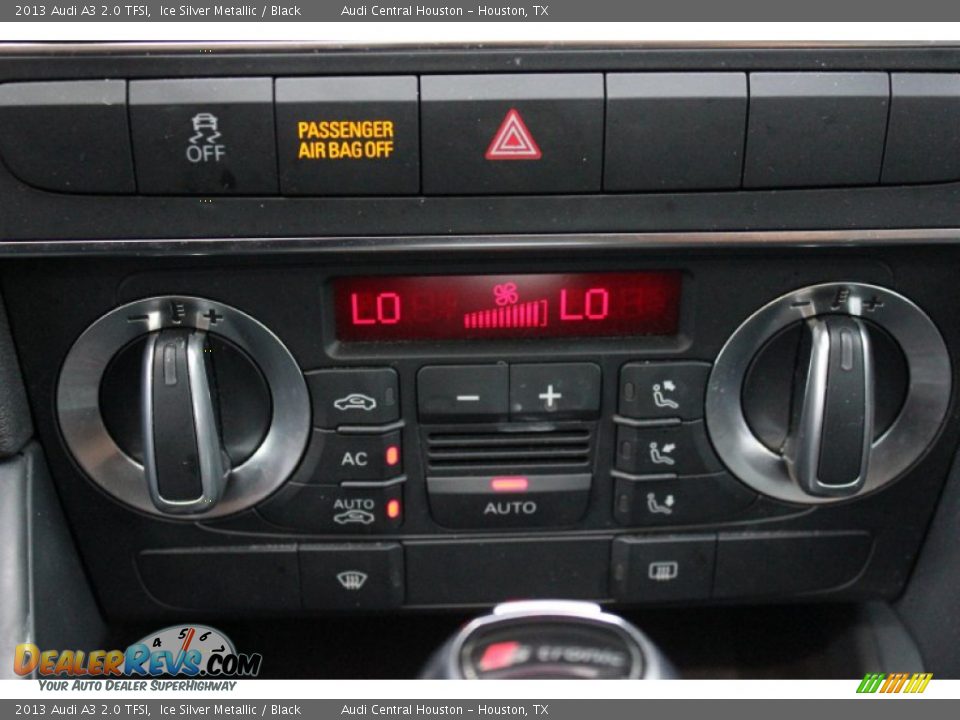 2013 Audi A3 2.0 TFSI Ice Silver Metallic / Black Photo #17