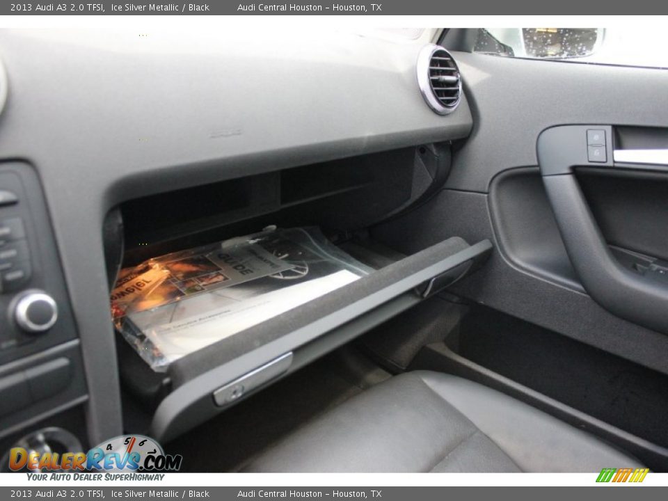 2013 Audi A3 2.0 TFSI Ice Silver Metallic / Black Photo #18