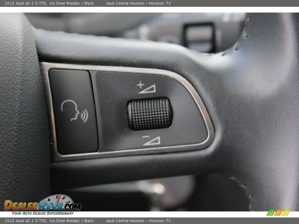 2013 Audi A3 2.0 TFSI Ice Silver Metallic / Black Photo #20