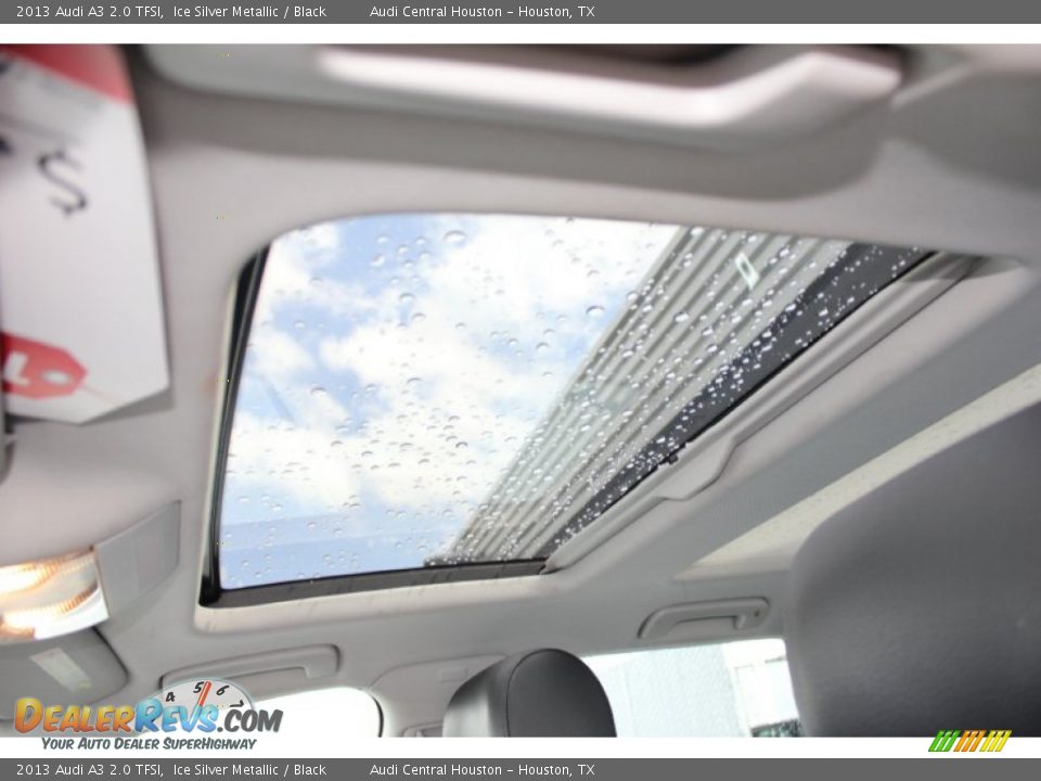 2013 Audi A3 2.0 TFSI Ice Silver Metallic / Black Photo #21
